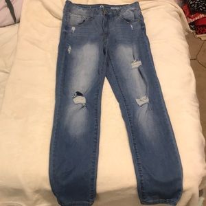 high raise jeans